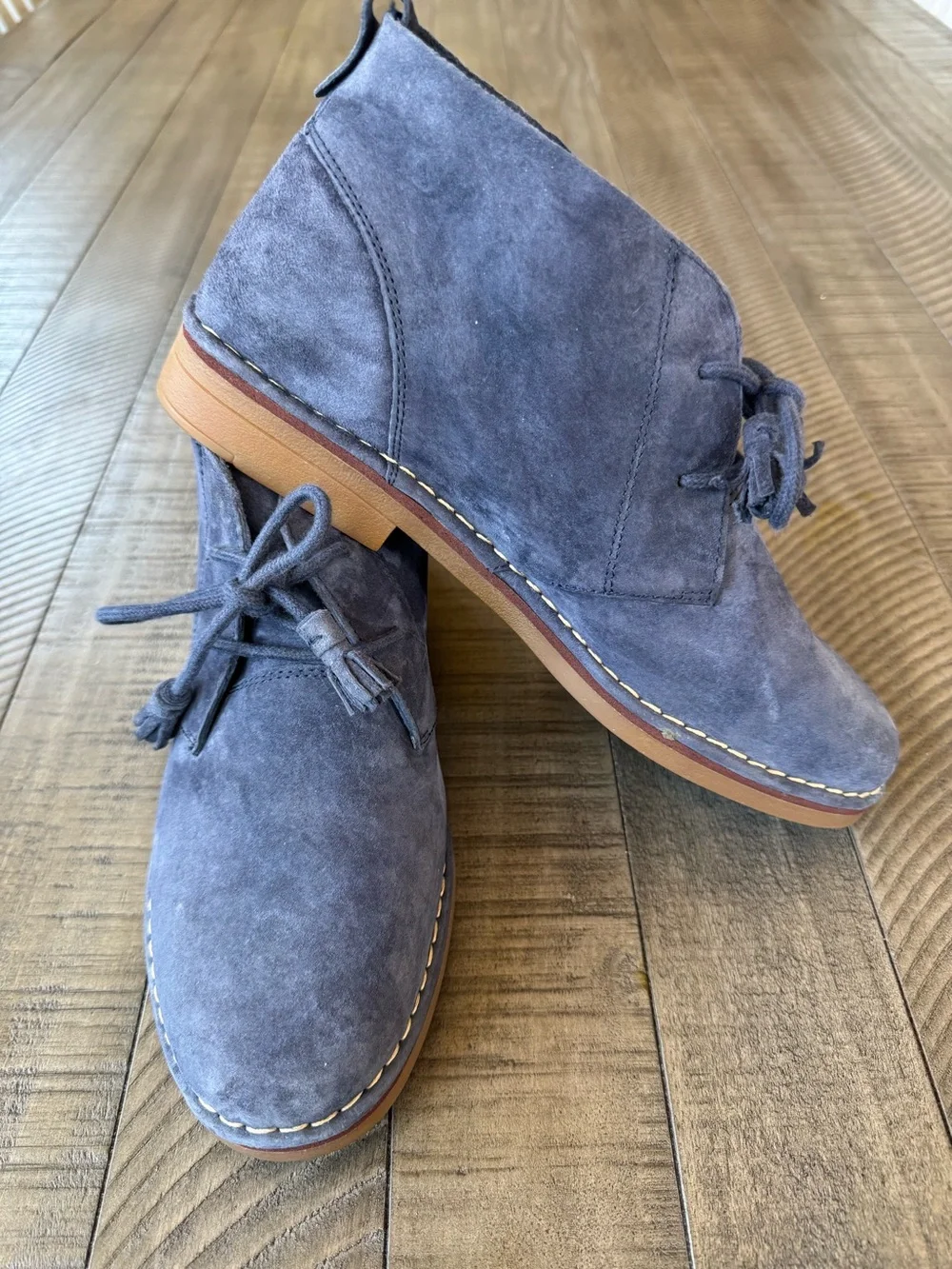 Hush Puppies Cyra Catelyn Chukka Suede Lace-Up Ankle Boots/Booties Size 10